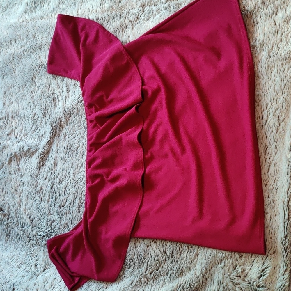 Off the Shoulder Ashley Stewart Plus Size Top